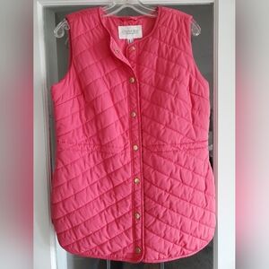 BRAND NEW- Isaac Mizrahi Clubhouse Snap Front Vest